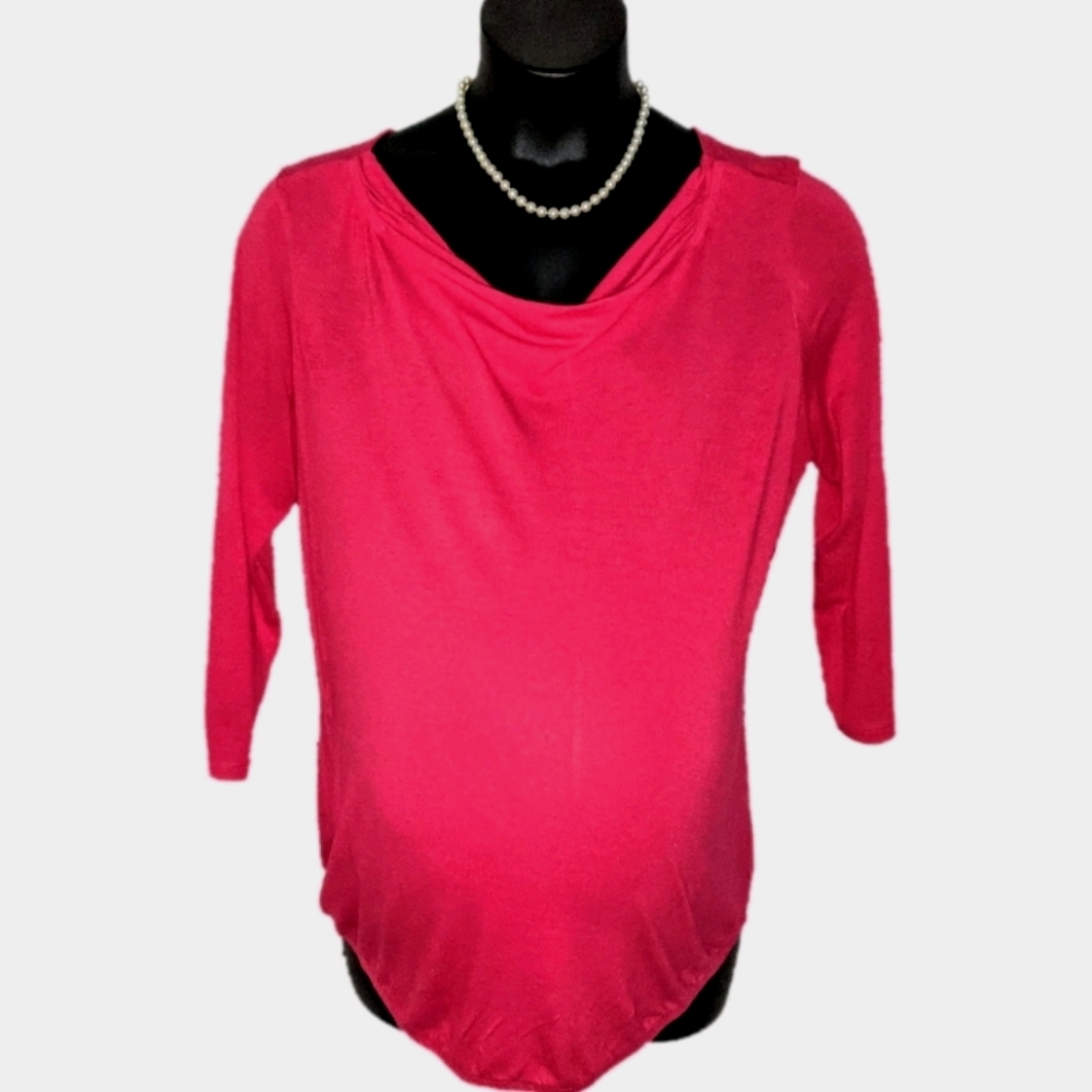 Old Navy Cowl Neck Maternity Top - Fuchsia